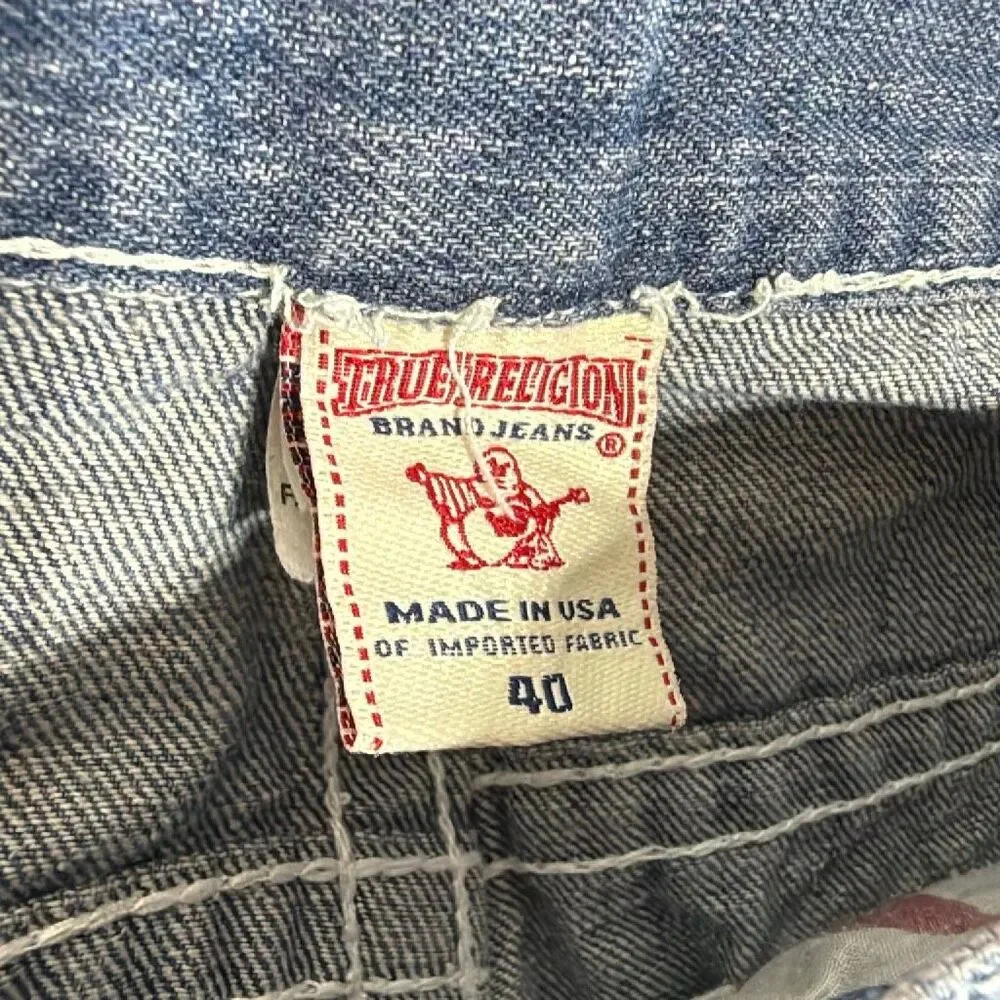 Vintage True Religion GUC Early 2000s Joey Super T Mens Grunge Jeans USA 40x34